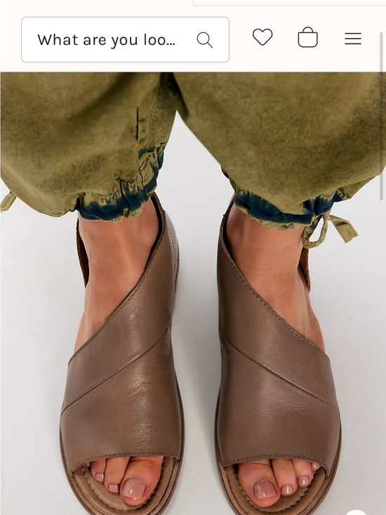 Sole Society Shoes - Sole Society Taupe Crossover Leather Slide Sandals